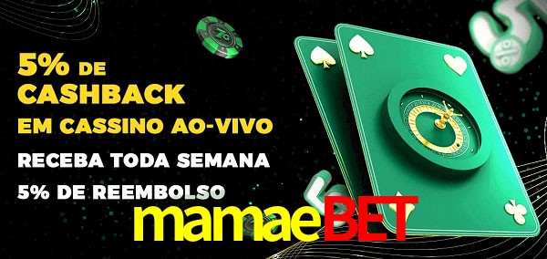 Promoções do cassino ao Vivo mamaebet
